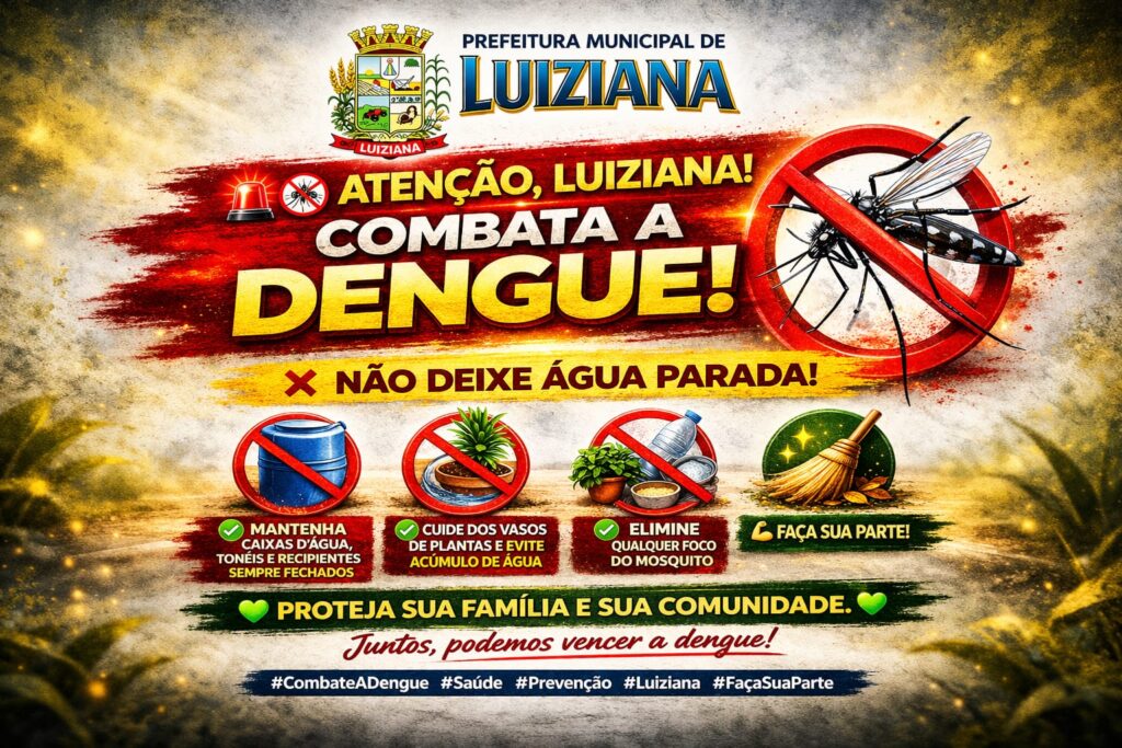ATENÇÃO, LUIZIANA!
